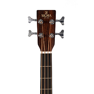 Sigma BMC 15E Mahogany Top, Fish Presys II Acoustic Electric Bass with Bag 